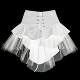 Women Gothic Punk Corset Skirt