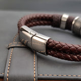 Multilayer Genuine Leather Men Bracelet