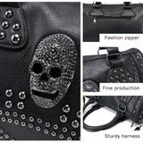 Steampunk Revit Skull bag