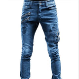 Men Skinny Denim Streetwear Jeans