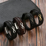 Multi-Layer Men's Leather Bracelet