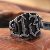 Punk Hip Hop Men's Lucky Number Ring