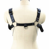 Gothic Mens Body Chest Buckle Harness