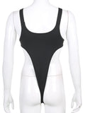 Cut Out Sexy Strap Bodysuit