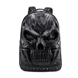 Men Steampunk Skull Gothic Travel Backpack