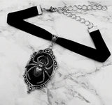 Gothic Spider Pendant Necklace