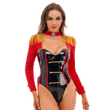 Women Circus Ringmaster Halloween Cosplay Costume