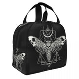 Death Moth Insulated Lunch Bag