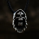 Grim Reaper Skull Pendant Skull Necklace