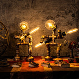 Water Pipe Iron Pipe Robot Light