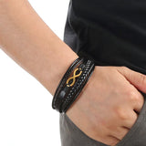 Multi-Layer Men's Leather Bracelet