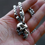 Stainless Steel Skull Men Necklace