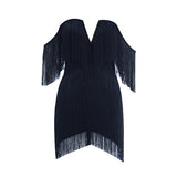 Goth Fashion Tassel Dress