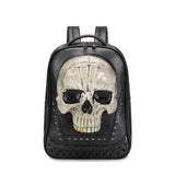 Retro Rivet Skull Backpack