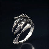 Gothic Dragon Claw Halloween Ring