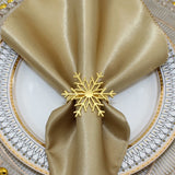 Snowflake Napkin Rings - 6 PCS