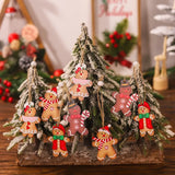 Gingerbread Man Wooden Ornaments