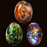 Lava Dragon Egg Statue With Stand