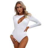 Chest Pads Cutout One-piece Swimsuit