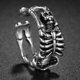 Gothic Hand Skeleton Ring