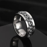 Gothic Punk Stainless Steel Beer Opener Ring