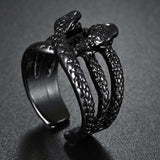 Gothic Hand Skeleton Ring