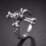 Gothic Hand Skeleton Ring