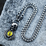 Stainless Steel Skull Men Necklace