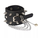 Gothic Skull Rivet Leather Men's Bracelets