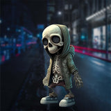 Halloween Cool Skeleton Figurine