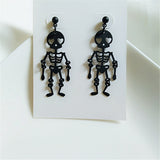 Skeleton Drop Earrings