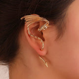 Vintage Fly Dragon Clip Earring