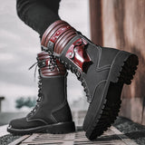 Men's Boots Rivet Punk Platform Boots