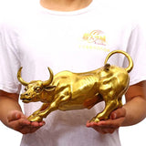 Copper Cow Statue Ornament