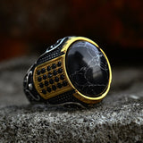 Goth Cubic Zirconia Men Ring