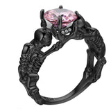 Ghost Evil Skull Skeleton Ring