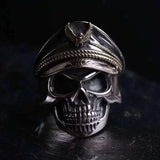 Gothic Men Resizable Skull Ring