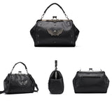 Skull PU Leather Crossbody Bag