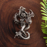 Ethnic Style Domineering Dragon Girl Pendant Necklace