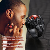 Gothic Dragon Claw Devil Eye Men Ring