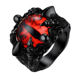 Gothic Dragon Claw Devil Eye Men Ring