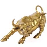 Copper Cow Statue Ornament