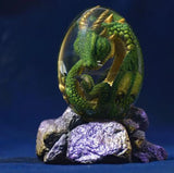 Lava Dragon Egg Statue With Stand