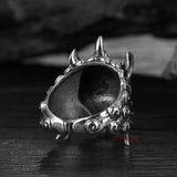 Retro Demon Dragon Siren Ring