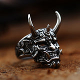 Vintage Prajna Mask Men's Ring