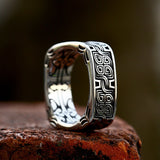 Men Fashion Punk Hip Hop Square Ring