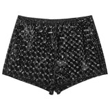 Women Fashion Faux Leather Booty Shorts