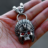 Stainless Steel Skull Men Necklace