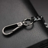 Long Metal Keychain Wallet Belt