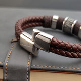 Multilayer Genuine Leather Men Bracelet